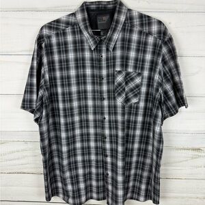 5.11 Tactical Men's Gray Plaid Button Down Shirt